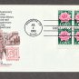 1988 Love Stamp, Rose, Tournament of  Roses Parade, Rose Bowl Game, Plate Block First Issue USA