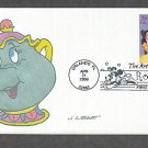 Walt Disney Art Beauty and the Beast, Mrs. Potts Teapot, First Issue USA
