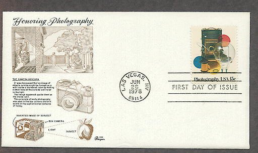 Photography, Vintage Cameras, Film, First Issue FDC USA!