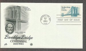 Brooklyn Bridge, 100th Anniversary, New York PCS First Issue USA!