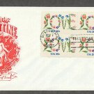 Love in Flowers 1982 Postage Stamp, Be My Valentine Cupid, First Issue USPS USA!