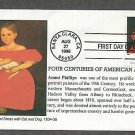 American Art, Ammi Phillips, Girl in Red Dress with Cat and Dog, First Issue USA!
