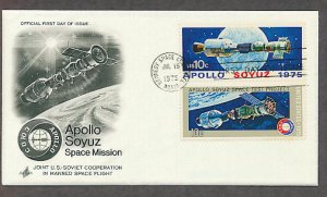 Apollo Soyuz US Russian Space Mission Kennedy Center First Issue USA!