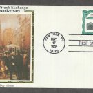 New York Stock Exchange, 200th Anniversary, CS First Issue USA!