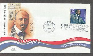 W.E.B. DuBois NAACP, 1900s, Black History First Day of Issue USA!