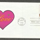 Love Postage Stamp, Puppy, Valentine Love Heart First Issue 1986 USPS USA! Love Postage Stamp, Puppy, Valentine Love Heart First Issue 1986 USPS USA!