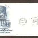 Pennsylvania Statehood, Independence Hall, Bicentennial, AC First Issue USA