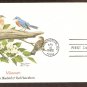 Missouri Birds and Flowers, Eastern Bluebird and Red Hawthorn, FW First Issue USA