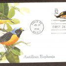Tropical Birds, Antillean Euphonia, Puerto Rico, First Issue USA