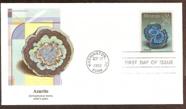 Minerals, Azurite, First Issue USA