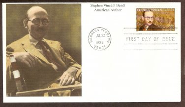 Honoring  Stephen Vincent Benet,  American Author, Poet, Short Story Writer and Novelist, Mystic USA