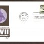 50th Anniversary World War II, 1943 Italy Invaded by Allies, PT Boat, FDC USA