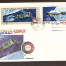 Apollo Soyuz, US Space Mission, Russia, Kennedy Space Center, 1975 FW B First Issue USA! Apollo Soyuz, US Space Mission, Russia, Kennedy Space Center, 1975 FW B First Issue USA!