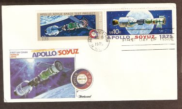 Apollo Soyuz, US Space Mission, Russia, Kennedy Space Center, 1975 FW B First Issue USA!