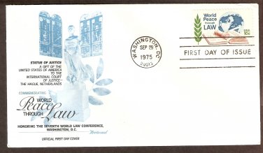 World Peace Through Law, Statue of Justice, First Issue USA
