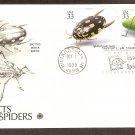 Insects and Spiders, Spotted Water Beetle, True Katydid, PCS, First Issue USA