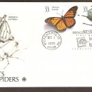 Insects and Spiders, Monarch Butterfly, Eastern Hercules Beetle, PCS, Unaddressed, First Issue USA