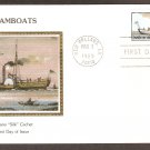 American Steamboat, Walk in the Water, 1818, CS First Issue USA