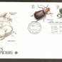 Insects and Spiders, Bombardier Beetle, Dung Beetle, PCS, First Issue USA
