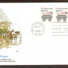 Horse Drawn Oil Wagon 1890s, FW First Day of Issue, USA
