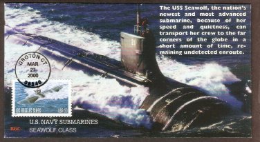 U. S. Navy Submarines, USS Seawolf, First Issue USA