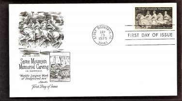 Stone Mountain, Civil War, Lee, Davis, Jackson, AM First Issue USA
