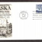 Alaska, 49th State of the Union, FW First Issue 1959 USA