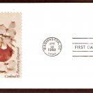Virginia Birds and Flowers, Cardinal and Flowering Dogwood, Andrews First Issue USA