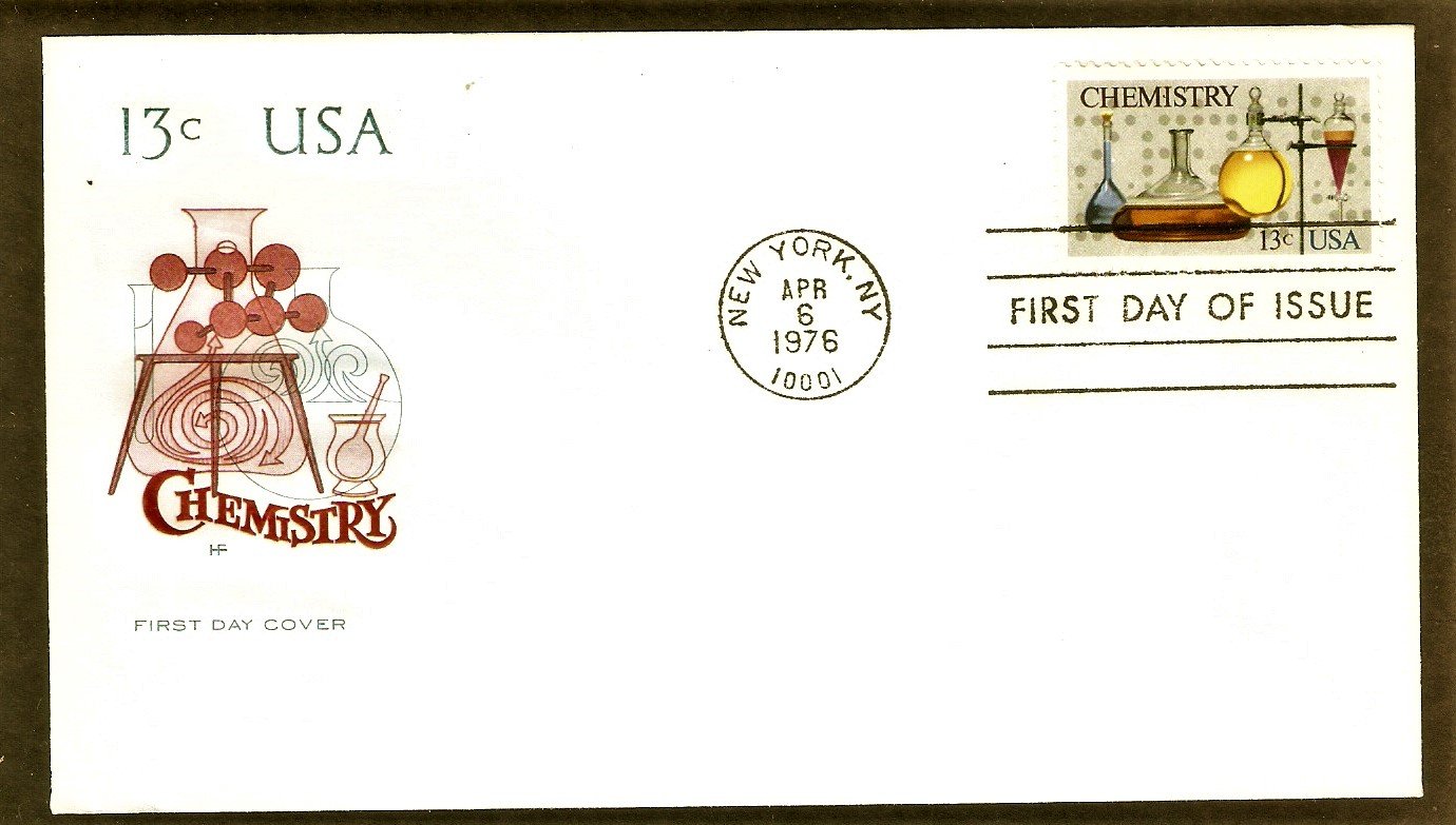 100th Anniversary of the American Chemical Society, ACS, Chemistry, HF First Issue FDC USA