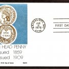Indian Head Penny 1877, JS First Issue USA