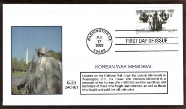 Korean War Veterans Memorial First Issue USA