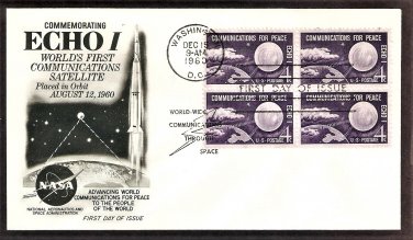 ECHO 1, The World's First Communications Satellite, NASA Space, FW, First Issue USA