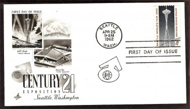 Seattle World's Fair 1962 Space Needle Washington, AC, First Issue USA