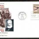 Alexander Graham Bell, Telephone Centennial, FW, First Issue USA