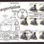 Steam Locomotive 1870s, Railroad, The American Express Train, Gamm, First Issue USA