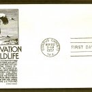 Whooping Cranes, Birds, First Issue, 1957, Anderson, Wildlife Conservation, USA