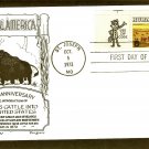 Aberdeen Black Angus, Cattle, Western Beef, Lowry, First Issue USA
