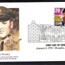 Elvis Presley, Army Uniform, Rock and Roll Singer, Memphis, Tennessee, FW First Day of Issue USA