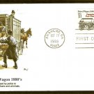 Police Patrol Wagon 1880s, FW, First Day of Issue USA
