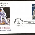 20th Anniversary, First Man Moon Landing, Priority Mail, FW, First Issue USA 20th Anniversary, First Man Moon Landing, Priority Mail, FW, First Issue USA