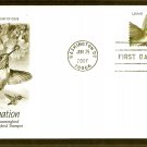 Pollination, Calliope Hummingbird, Hummingbird Trumpet, PCS, First Issue USA