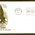 1978 "A" Rate Change Stamp, USPS Bald Eagle Emblem, U.S. Mail First Issue USA
