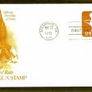 1978 "A" Rate Change Stamp, USPS Bald Eagle Emblem, Embossed, U.S. Mail First Issue USA