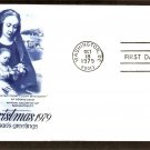 USPS Christmas Stamp 1979,  Virgin and Child, by Gerard David, First Issue USA