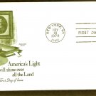 $2 Kerosene Lamp, America's Light Will Shine Over All the Land, AC, First Issue USA