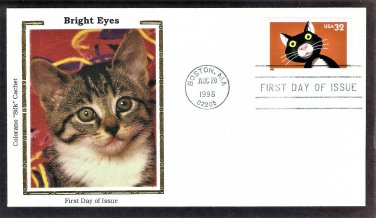 Bright Eyes, Lovable Popular Animal Pets, Cat, CS, First Issue USA