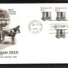 Milk Wagon, 1900s, First Day of Issue, AC, USA