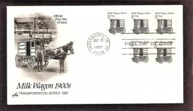 Milk Wagon, 1900s, First Day of Issue, AC, USA