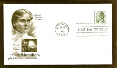 Honoring Alice Hamilton, M.D., Industrial Medicine, First Issue USA