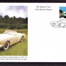 50s Sporty Cars, 1954 Kaiser Darrin, Mystic, First Issue, Detroit, Michigan USA FDC 50s Sporty Cars, 1954 Kaiser Darrin, Mystic, First Issue, Detroit, Michigan USA FDC